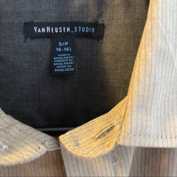 VanHeusen Slim Fit Button Down Shirt Size S - Picture 5 of 7